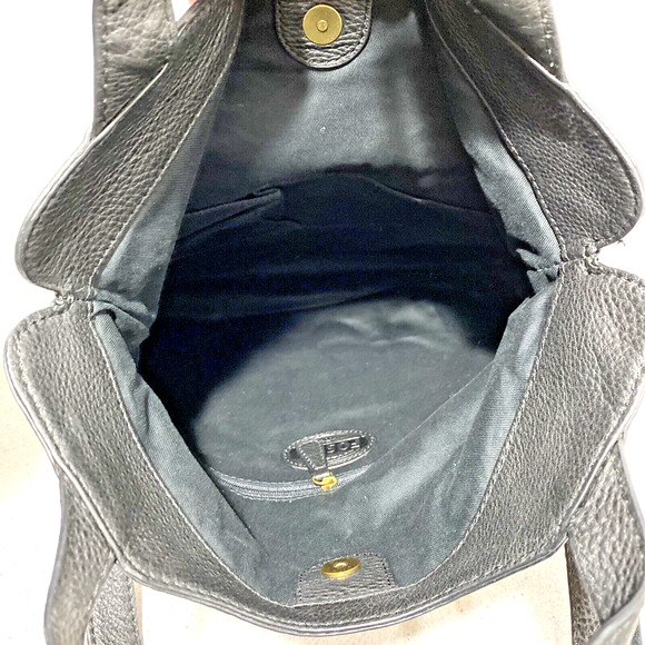 Fossil tan brown leather 2-way messenger bag purse vintage crossbody adjustable - Picture 8 of 11